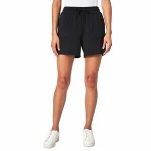 Mondetta Black Athletic Shorts with Elastic Waistband